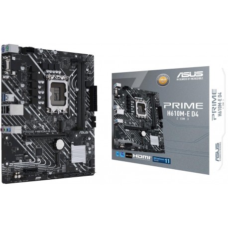 PLACA BASE ASUS PRIME H610M-E D4-CSM LGA 1700 MICRO ATX·