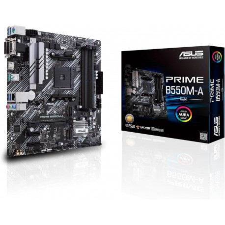 PLACA BASE ASUS PRIME B550M-A CSM AM4 MATX 4XDDR4·