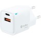 CARGADOR DE PARED COOLBOX  CARGADOR GAN 20W USB-C/USB-A