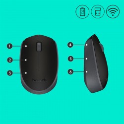 RATON LOGITECH B170 WIRELESS MOUSE             BLA·