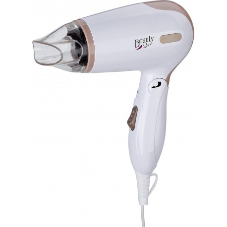 SECADOR DE PELO JATA SC47B MARRÓN BLANCO 1200W·