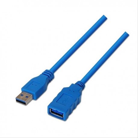 CABLE USB 3.0 A/M-A/H 1M AZUL NANOCABLE