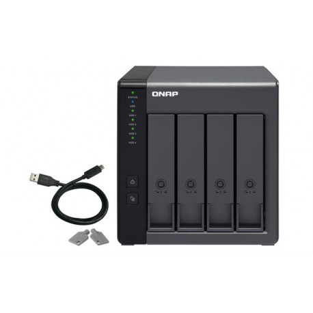 NAS QNAP 4-BAY 3.5" SATA HDD USB 3.0·