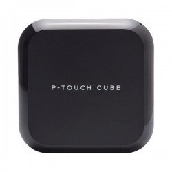 ROTULADORA ELECTRONICA PORTATIL BROTHER CUBE PLUS USB y Bluetooth BLANCA CORTE AUTOMAT