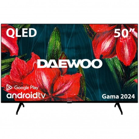 TV QLED 50" DAEWOO D50DM55UQPMS UHD 4K SMART TV ANDROID 11·