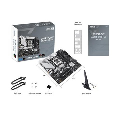 PB ASUS PRIME B760M-A WIFI D4 M-ATX SKT 1700 12º/13º GEN 4DDR4 DP/HDMI2·-Desprecintado