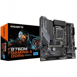 PLACA BASE GIGABYTE B760M GAMING X MATX 4xDDR4 2*PCIe4.0x4 M.2 2.5GbE S.1700 GEN12 GEN13