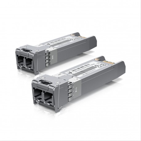 TRANSCEIVER UBIQUITI NETWORKS MODULO SFP+ Multi Modo 10Gbps 2-PACK