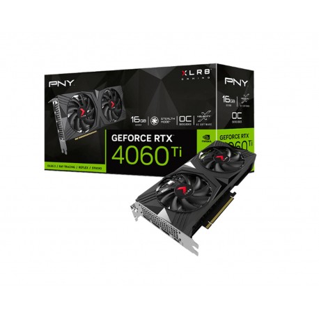 VGA GEFORCE PNY RTX4060 OC VERTO DUAL FAN DLSS 3 16GB GDDR6