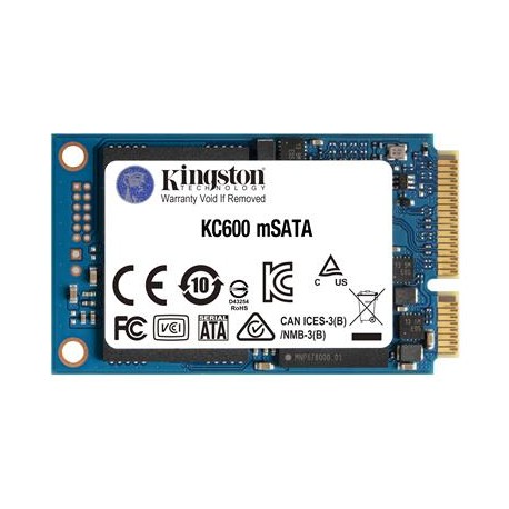 SSD MSATA 256GB KINGSTON KC600MS SATA3-Desprecintado