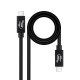 CABLE USB 4 GEN3x2 40Gbps 5A/240W, USB-C M/M 1.8 M NANOCABLE