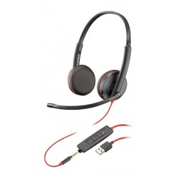 AURICULARES CON MICRO Poly/HP Blackwire 3225 USB-A  Estereo -DESPRECINTADO