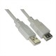 CABLE USB 2.0 PROLONGACION A/M-A/H 3M NANOCABLE