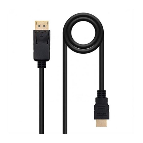 CABLE CONVERSOR DP A HDMI, DP/M-HDMI/M, 2M NANOCABLE DISPLAYPORT-HDMI